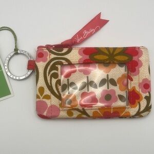 Vera Bradley Folkloric Zip ID Case NWT